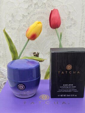 Tatcha Ageless Enriching Renewal Cream 1.86oz & Eye Cream 0.5oz Bundle New